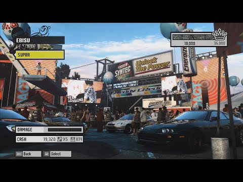 race day announcer noticing your new Supra |Need For Speed Pro Street