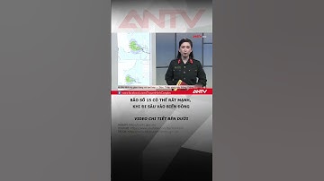 Bão số 15 có thể mạnh cấp 11, giật cấp 14 khi đi sâu vào Biển Đông #antv #shorts #thoisu #baoso15