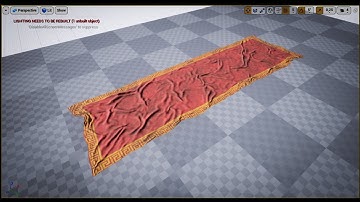 Blender→UE4: Creation asset-  Carpet