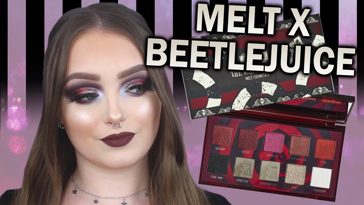 Underhyped?! MELT X BEETLEJUICE THE WAITING ROOM PALETTE REVIEW