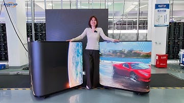 Judy introduces to you EA-FD Indoor Front Desk LED Display | Flexible LED Screen
