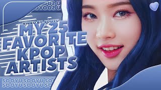 TOP 25 FAVORITE KPOP ARTIST BY SOOYU 「  Boy Groups, Girl Groups & Solos 」2021 EDITION #NEWYEARSEVE