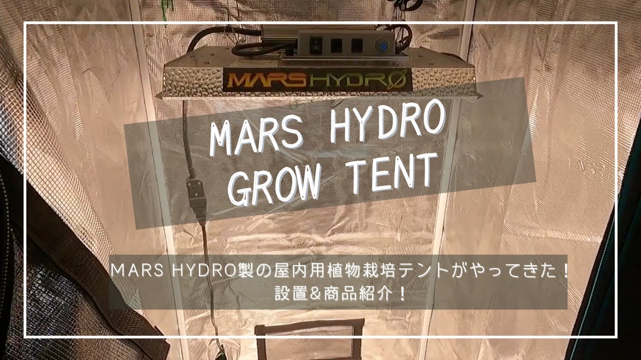 【Mars Hydro】300×150×200⭐️植物育成用グロウテント⭐️水耕栽培 テント/タープ お買上特典