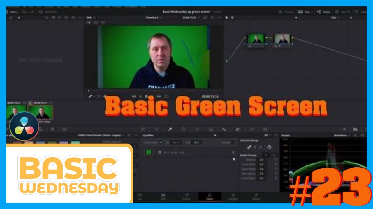 Basic Wednesday episode #23 TWO WAYS to make GREEN SCREENS - YouTube
