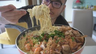 Shrimp Bacon Chicken ALFREDO PASTA. Done Right