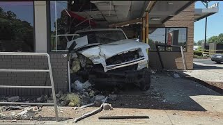 People eating inside metro Atlanta Burger King get surprise when car drives through