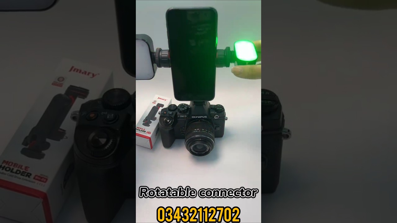 This Is a Jmary Bh-05 Double Cold Shoe Extension Mobile Holder.