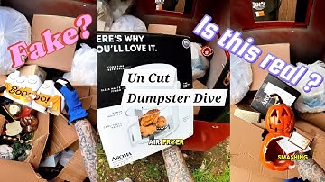 I found all this in the trash 🗑!! Un Cut dumpster diving!