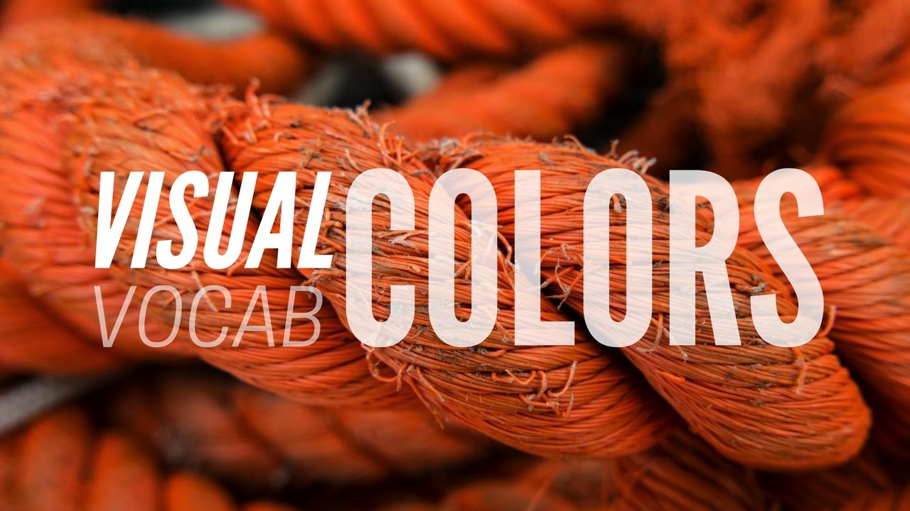 Learn English Vocabulary Colors YouTube