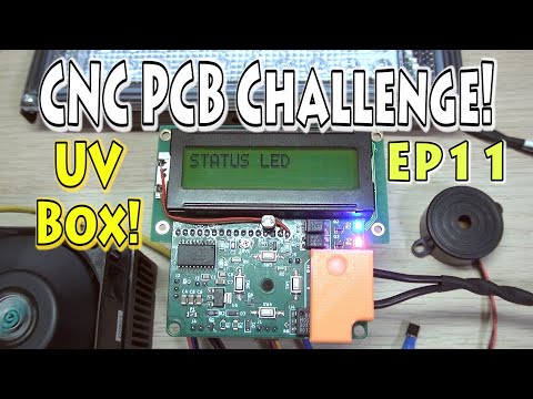 PCB Exposure using UV light LED box - Do It Easy With ScienceProg