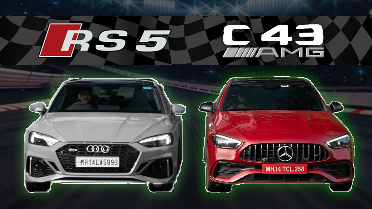 The War Of 1 Crore Sedans | Mercedes-AMG C43 vs Audi RS5