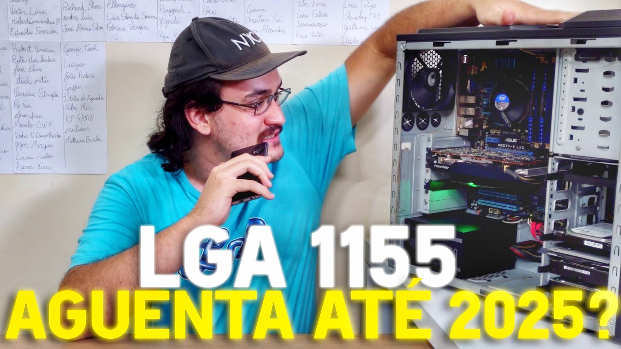 LGA 1155 TUDO QUE DÁ, O QUE RODA EM 2025 ? | DDR3 A 2200 MHZ, RAID 0, RX 6600