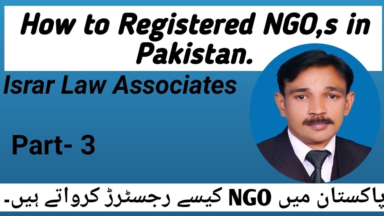 ⁣NGO Registration in Pakistan Part-3