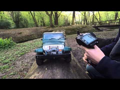 CCO1 Jeep YJ with MST CMX chassis, RC4WD wheels & tyres, lights & winch