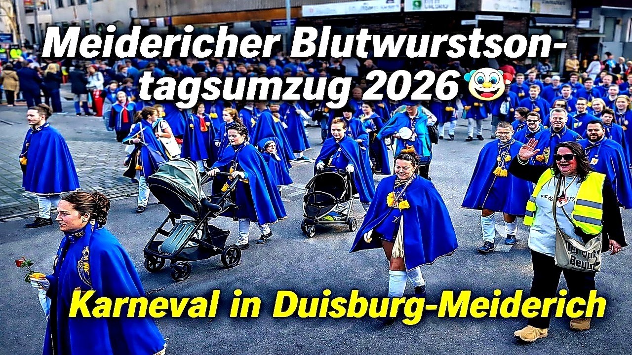 Meidericher Blutwurstsonntagsumzug 2026