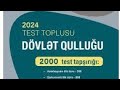 Dovlet Qullugu Dim Toplu 2024 Məntiq Əməllər 373-410