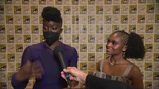 Danai Gurira Dominique Thorne Interview On Black Panther Wakanda Forever 2022 San Diego Comic-Con