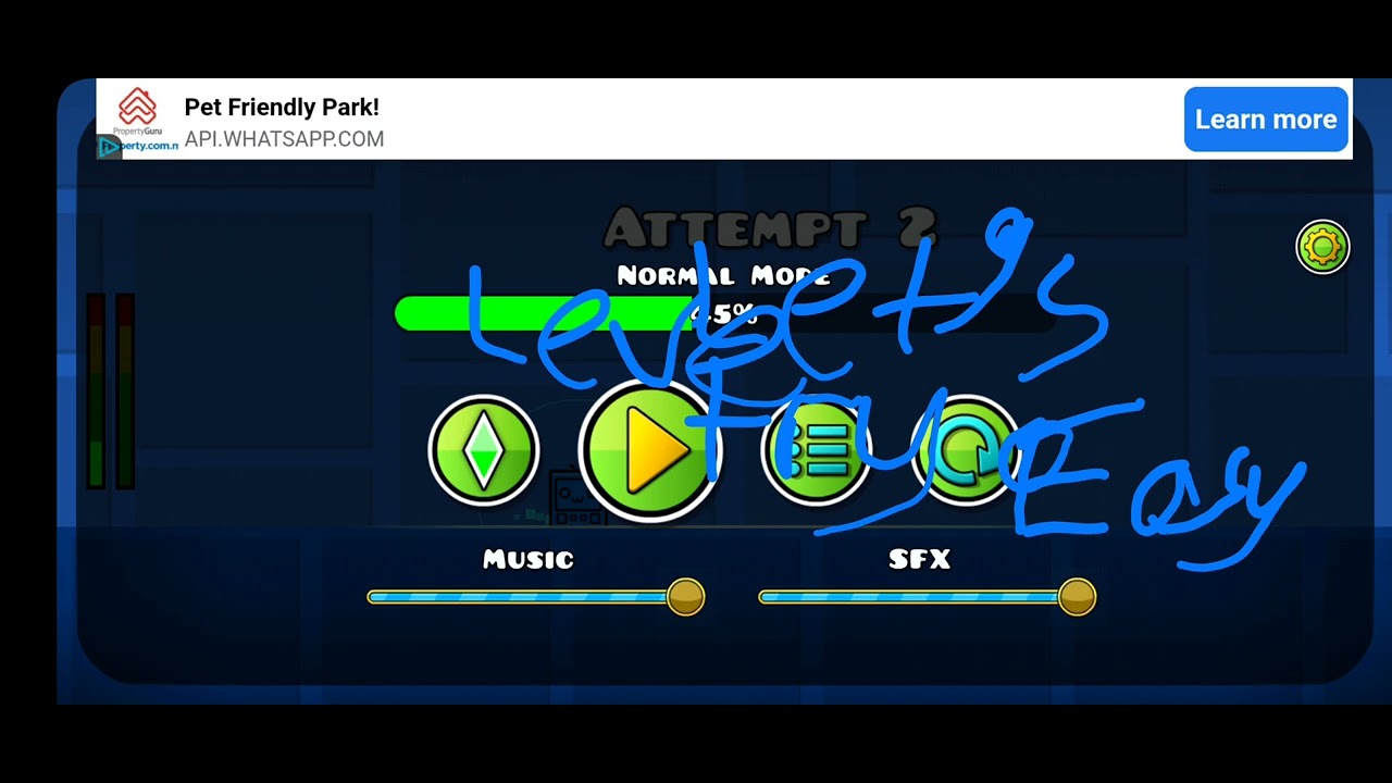 geometry dash part 7 - YouTube