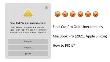 Final Cut Pro Quit Unexpectedly, M1 Pro, Apple Silicon,  MacBook Pro 2021 | Unplug the Monitor