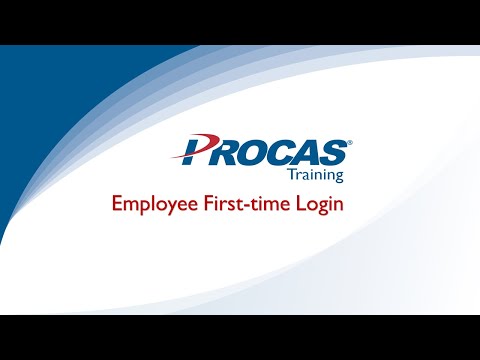 PROCAS: Employee First-time Login