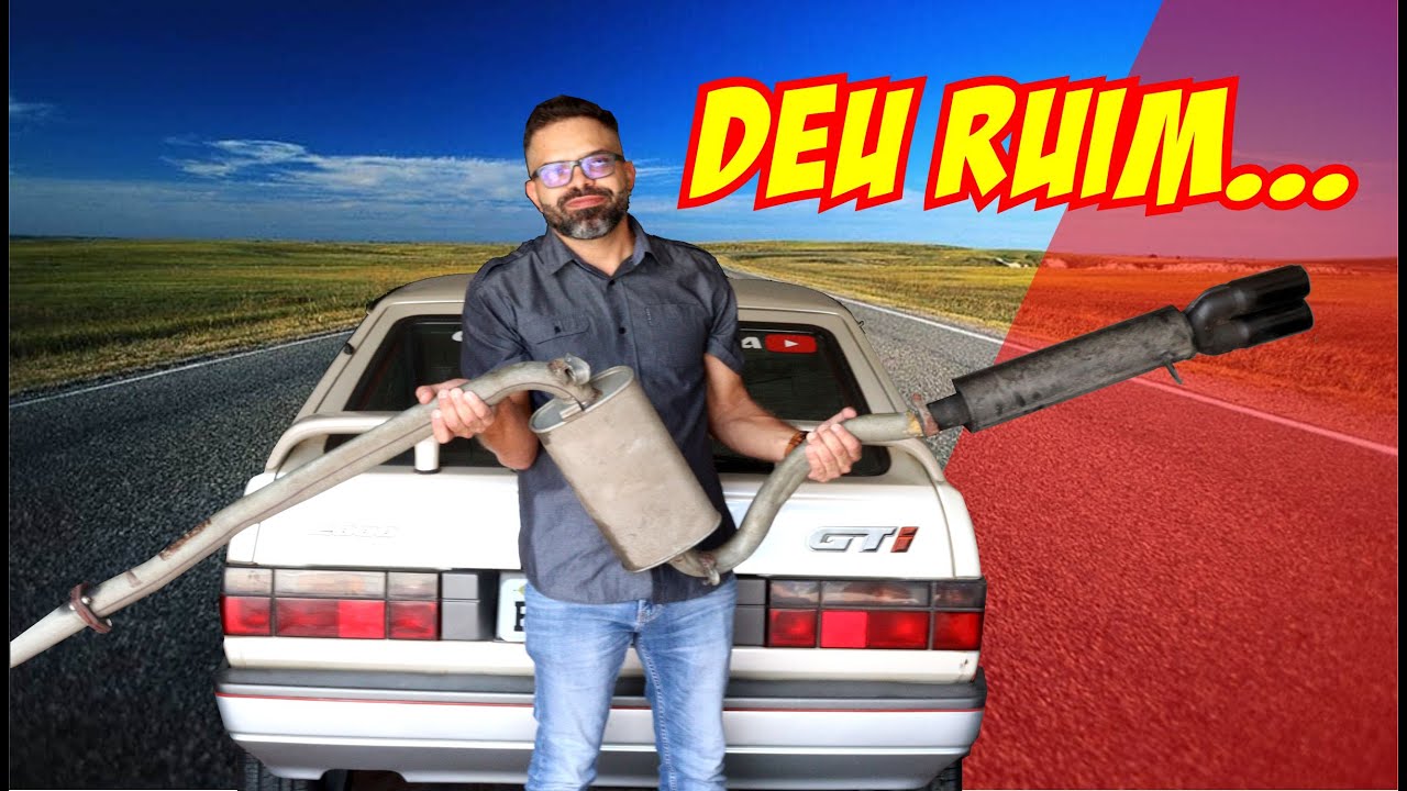 ESCAPAMENTO DO GOL GTI CAIU! | O ENTUSIASTA