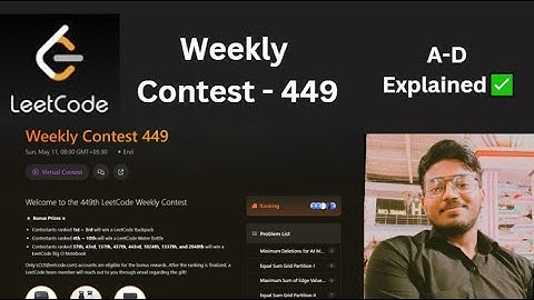 Leetcode Weekly - 449 | A - D Explained ✅