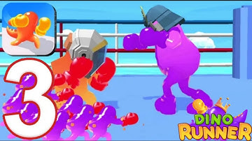 Dino Runner Part 3 Level 18 - 22 Gameplay (iOS,android)