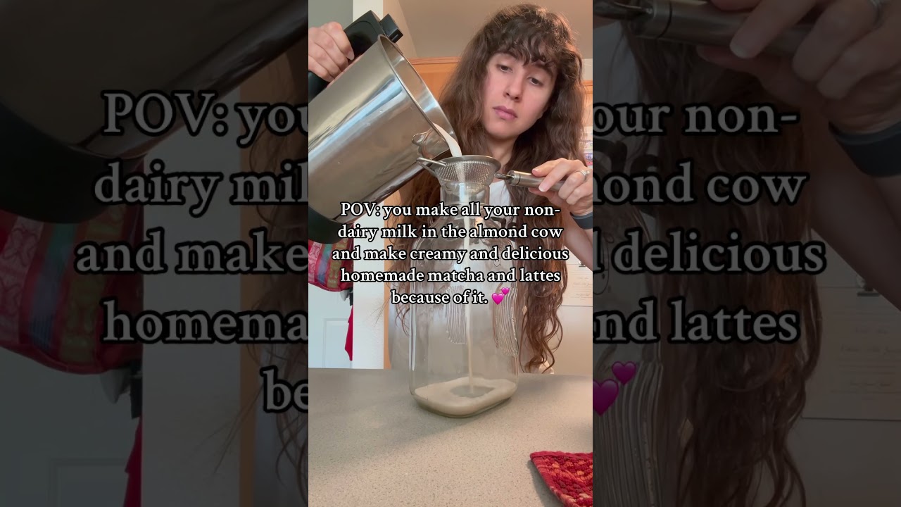How I Make Creamy Almond & Cashew Milk at Home with the Almond Cow 🌿 | Easy Non-Dairy Milk Recipe