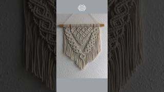 Diamond Macrame Wall Hanging Pattern #homedecor #macramedecor