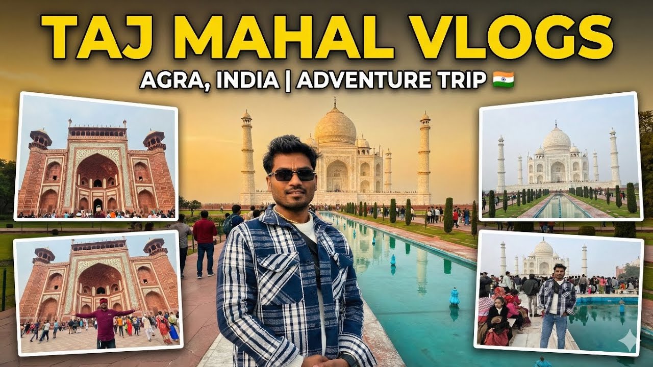Agra Tour: Taj Mahal Ki Khoobsurti Dekh Kar Hairan Reh Gaya! ❤️#tajmahal #viral