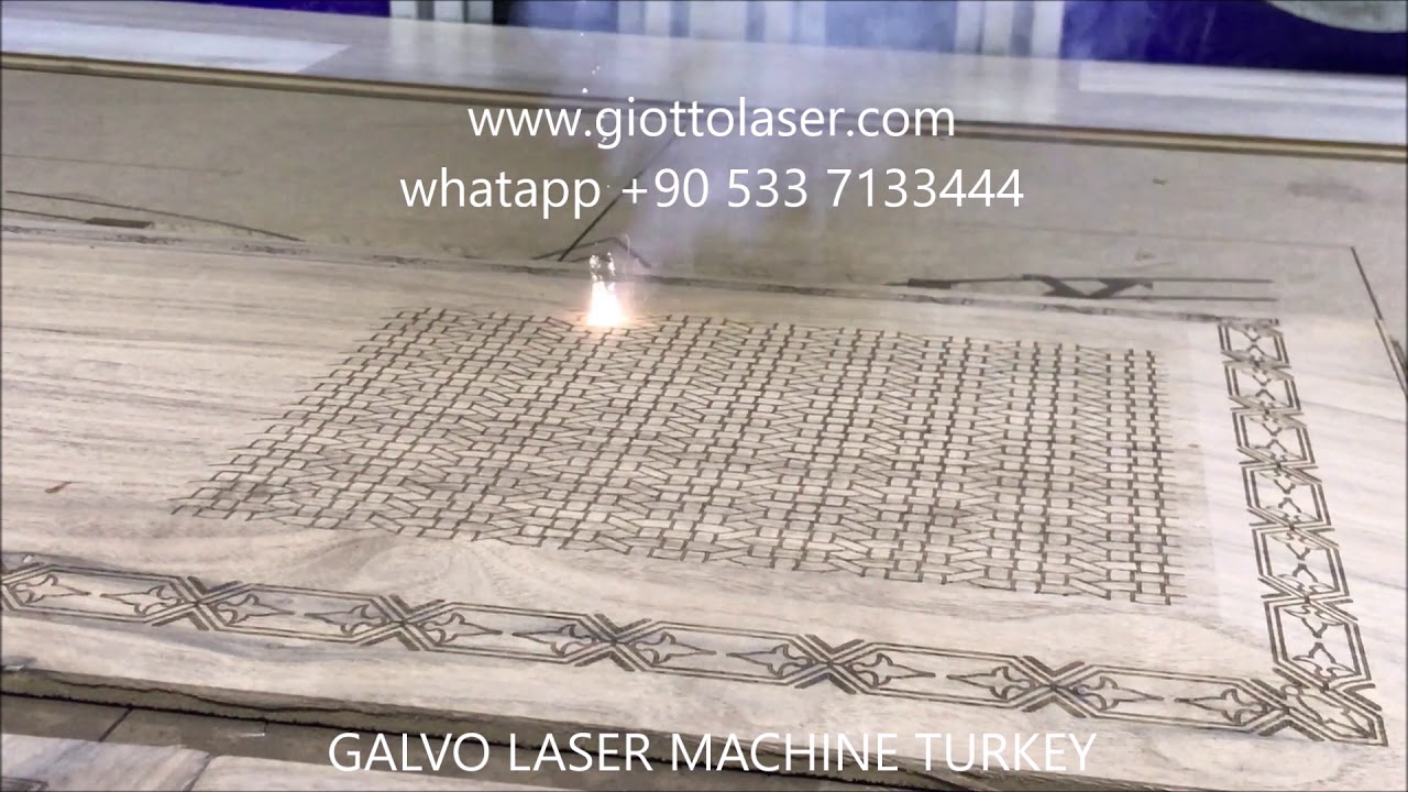 Galvo laser engraving machine - YouTube