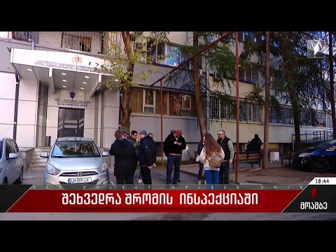 შეხვედრა შრომის ინსპექციაში