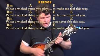 Miniatura del video "Wicked Game (Chris Isaak) Mandolin Cover Lesson in A with Chords/Lyrics"