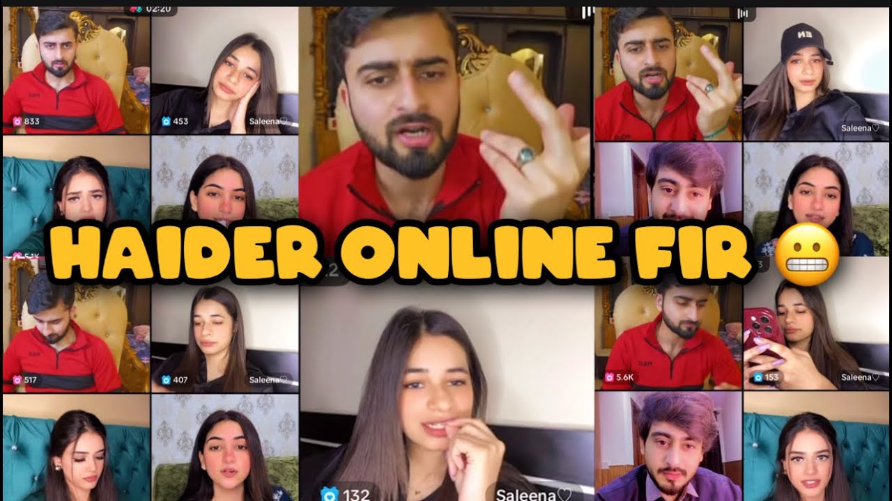 Haider Shah Per Online FIR 😬 | Saleena and Alina Amir shocked 🤯