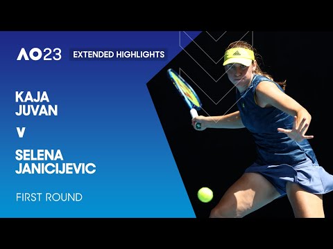 Kaja juvan v selena janicijevic extended highlights | australian open 2023 first round