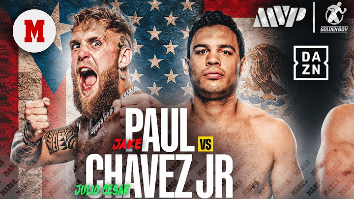 EN DIRECTO I Pesaje previo al combate de boxeo entre Jake Paul y Julio Chávez Jr., en vivo