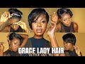 AFFORDABLE (MUST HAVE) AMAZON $50 PIXIE CUT WIG🔥| Step by Step Install | ft GRACE LADY HAIR