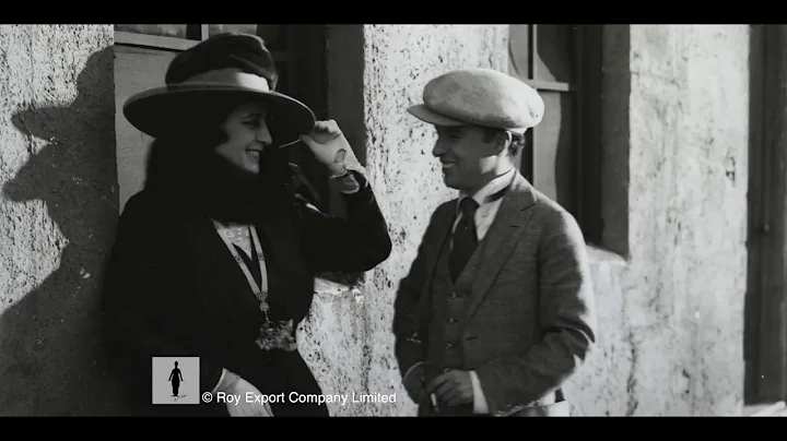 Charlie Chaplin and Maxine Elliott - Rare Archival...