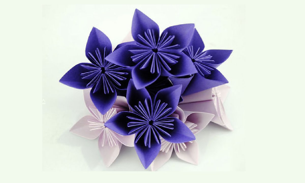 beautiful paper flower origami easy tutorial papermade diy paper made flower