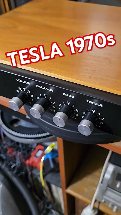 Unique Rare Vintage TESLA Stereo HiFi AMP - AMPLIFIER AZS 217 - Old Budget Amplifiers For Sale