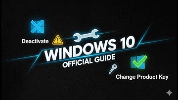 Deactivate Windows 10 | Uninstall Product Key | Deactivate Windows 10 & Change Product Key