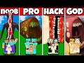Minecraft Battle: FAMILY SMILE ROOM TRAIN EATER HOUSE BUILD NOOB vs PRO vs HACKER vs GOD - Animation