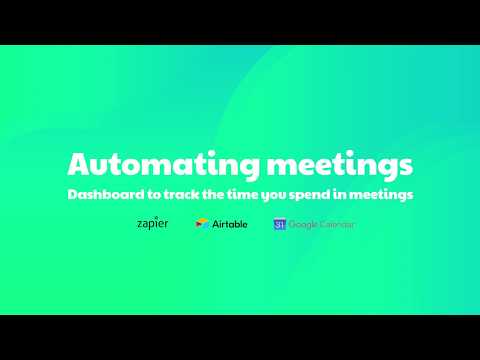 Automating meetings part 1 with Zapier and Airtable