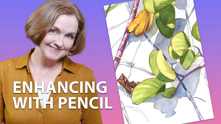 Enhancing watercolor with Graphitint pencils: Beac...