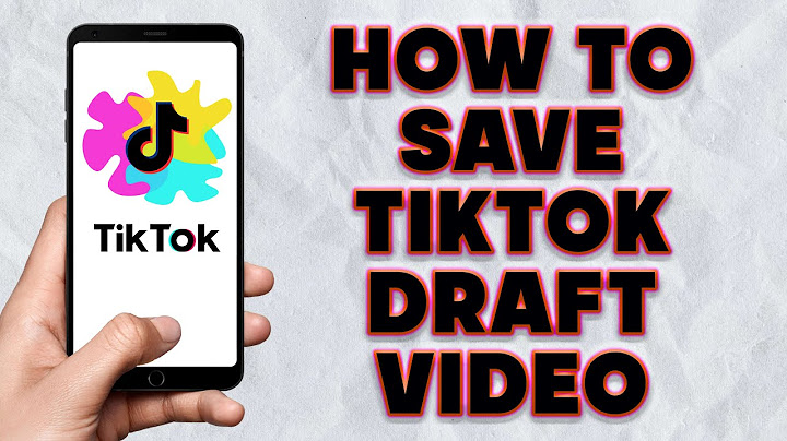 How to Save TikTok Draft Video | How To Save Tik Tok Draft Video In Gallery