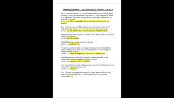 Prophecy general ICU A V3 Questions & Answers, Distinction Level Assignment Has everything