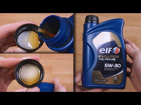 Elf Evolution Full-Tech FE 5W30 original engine show 