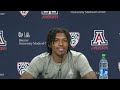 Arizona Basketball Press Conference - Caleb Love