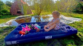 картинка: С палаткой на огороде!