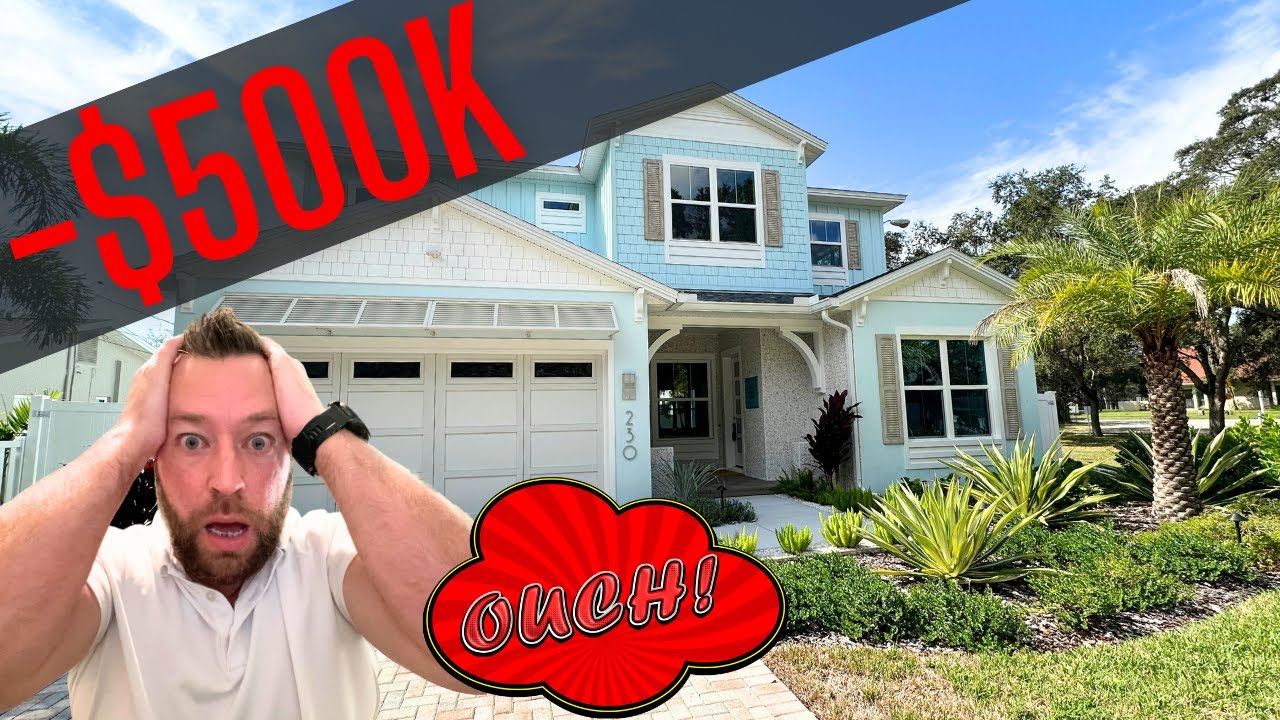Inside a Safety Harbor Florida Luxury New Construction Home with HUGE Price Drop as Market Slows.